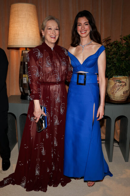 Meryl Streep and Anne Hathaway at SAG Awards 2024