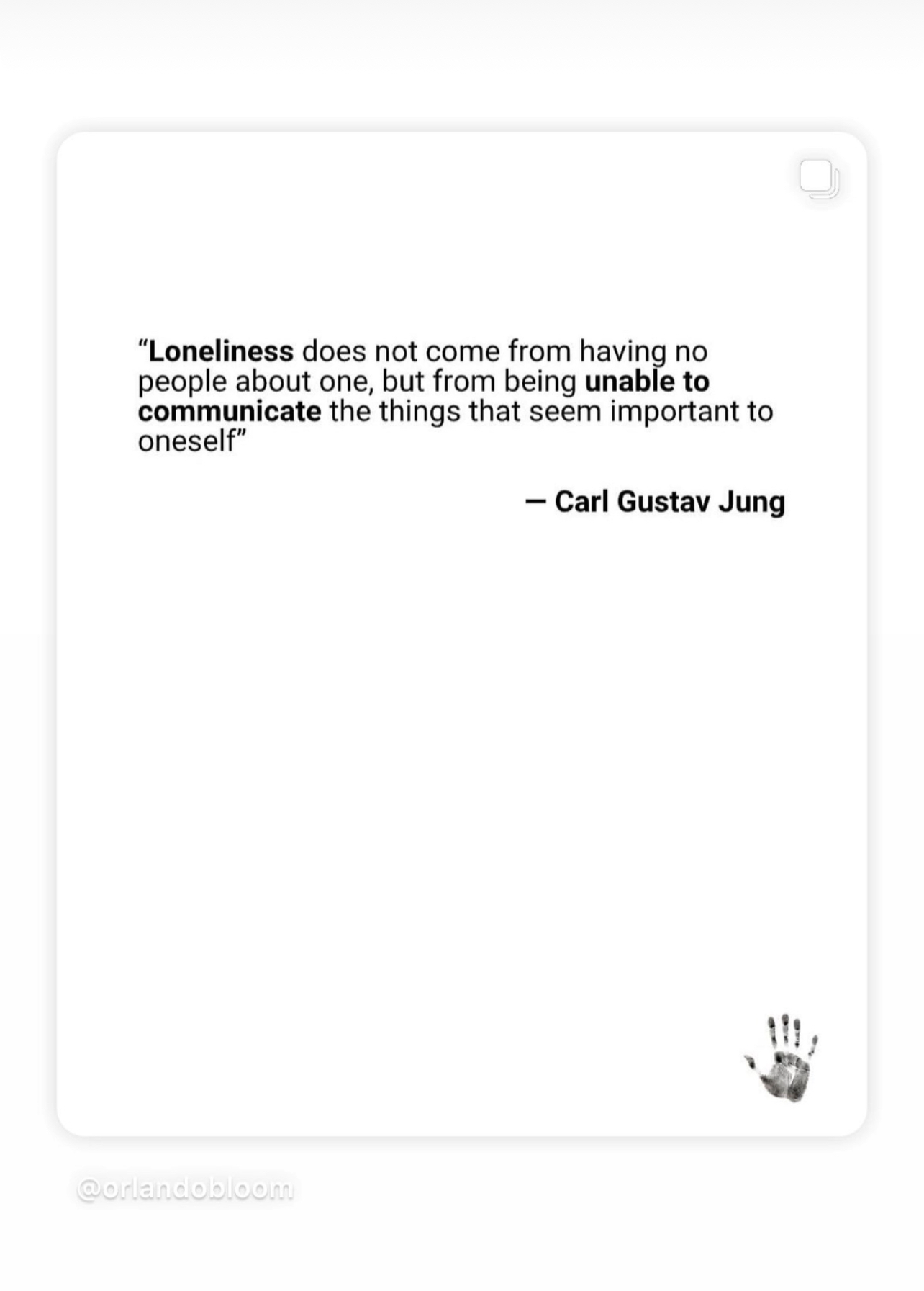 Orlando Bloom shares another cryptic post