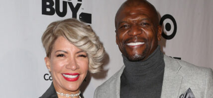 Rebecca King-Crews and Terry Crews at Eva Longoria Foundation Dinner Gala arrivals