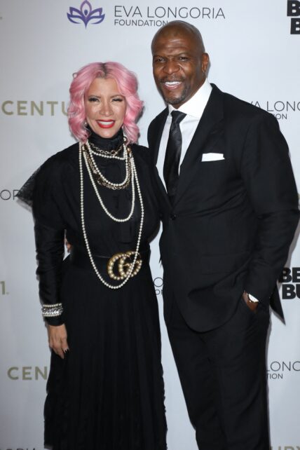 Rebecca King-Crews and Terry Crews at Eva Longoria Foundation Dinner Gala 2019