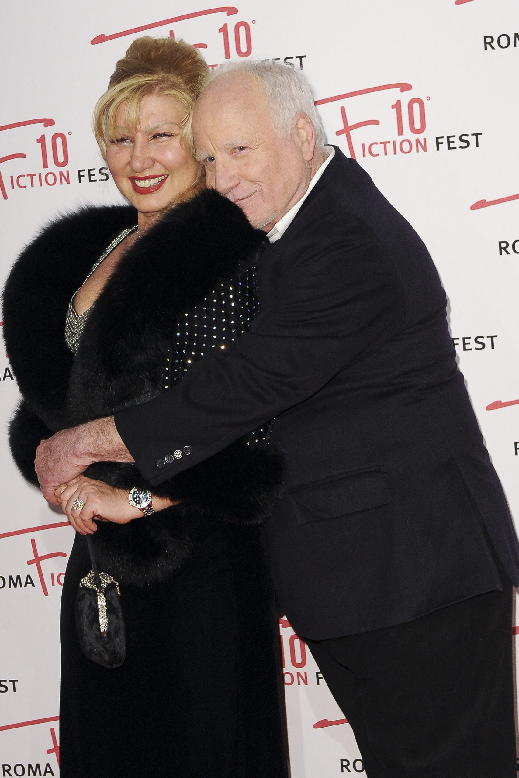 Richard Dreyfuss and Annabel Scholey attend the Opening Ceremony of Roma Fiction Fest 2016