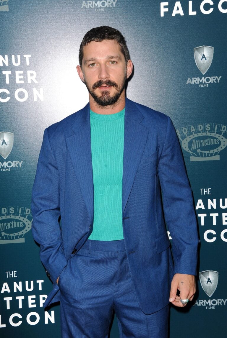 Shia LaBeouf at Los Angeles premiere of 'The Peanut Butter Falcon'