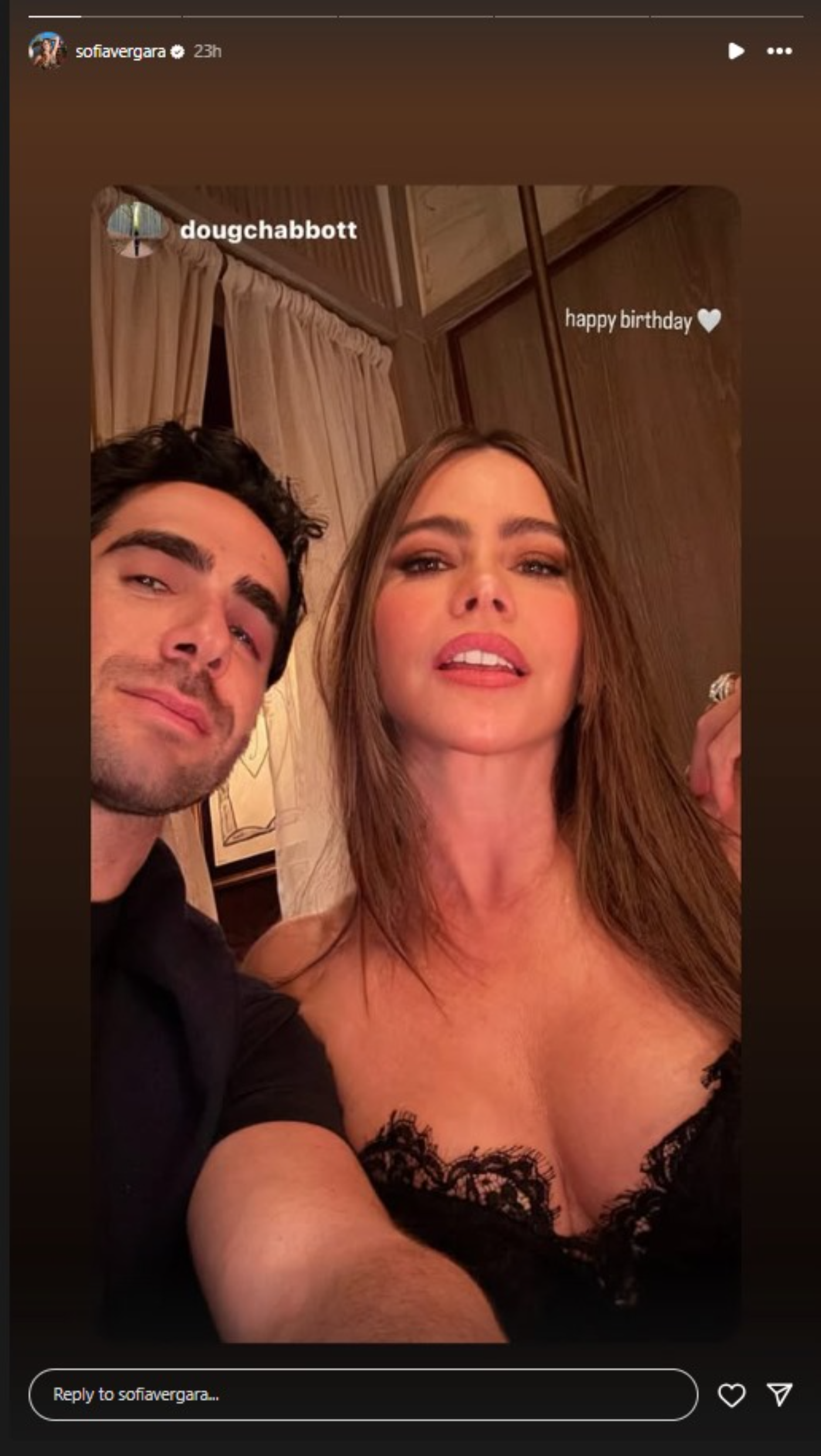 Sofia Vergara and mystery man