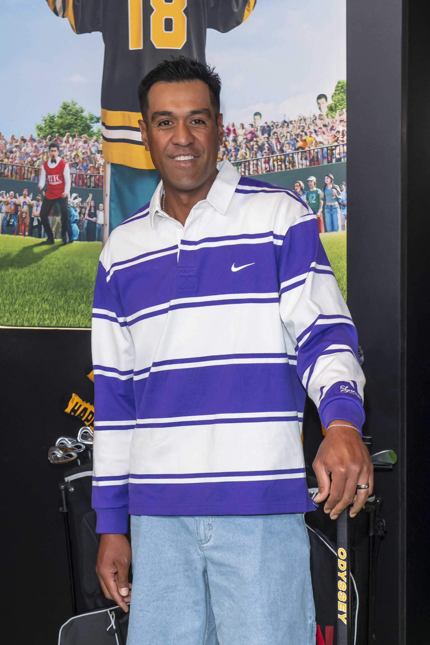 Tony Finau at Happy Gilmore 2 New York Premiere