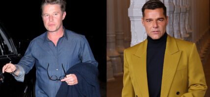 Photo collage of Billy Bush and Ricky Martin.
