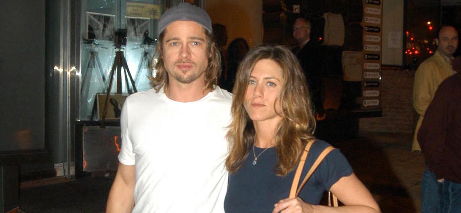 Brad Pitt and Jennifer Aniston 