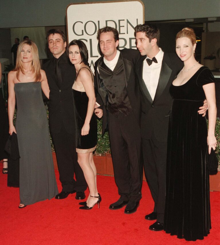 Cast of Friends at 1998 Golden Globes