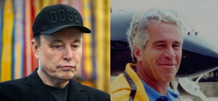 Elon Musk, Jeffrey Epstein photo collage