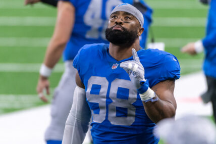 Everson Griffen playing for the Detroit Lions.