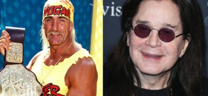 Hulk Hogan (left) Ozzy Osbourne (right)