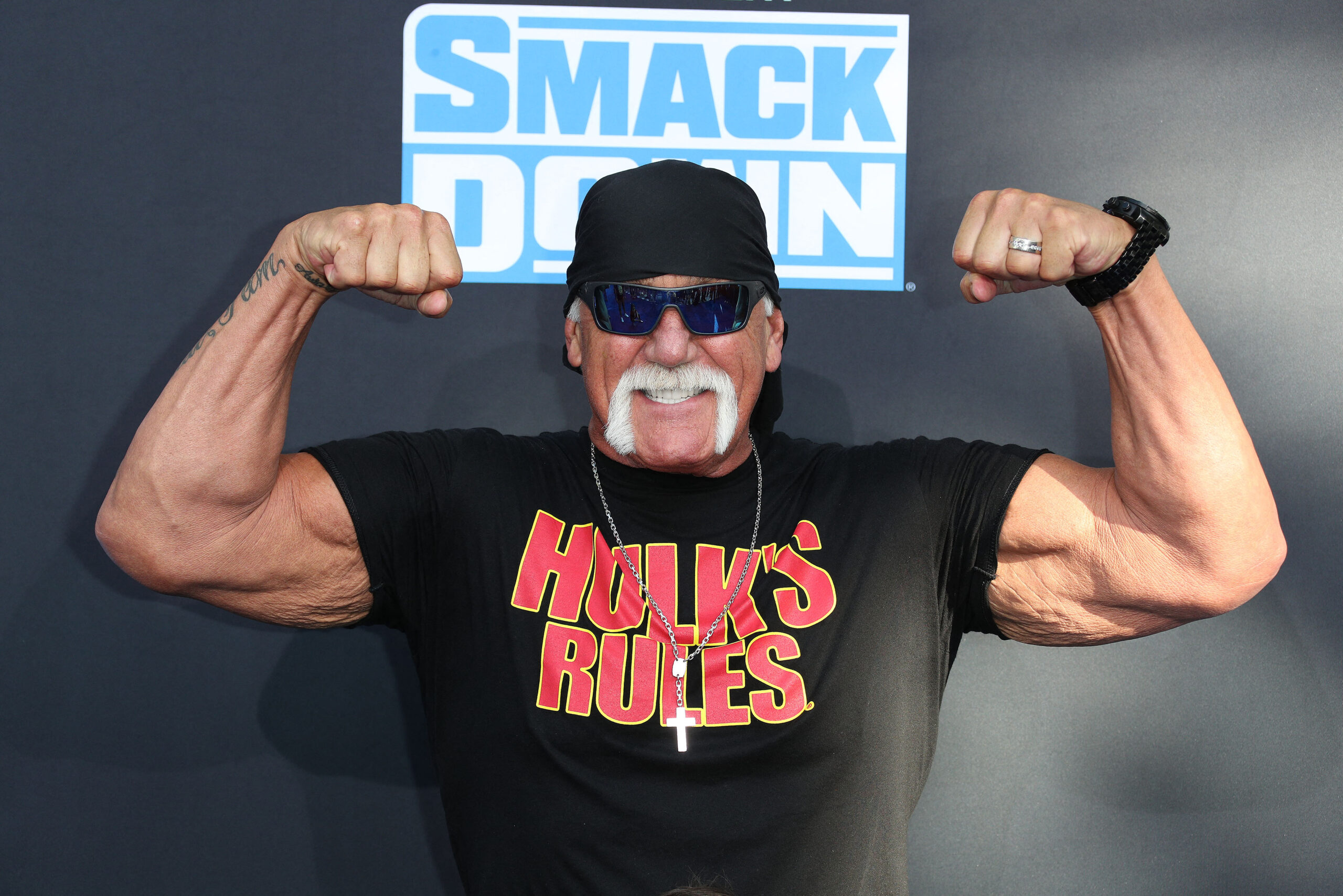 Hulk Hogan at WWE 20th Anniversary Celebration Marking Premiere Of WWE Friday Night SmackDown On FOX