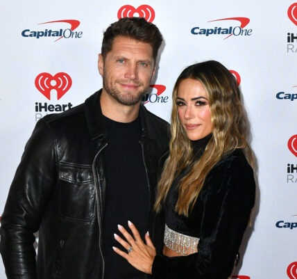 Jana Kramer and husband at iHeartRadio 102.7 KIIS FM's Jingle Ball 2024