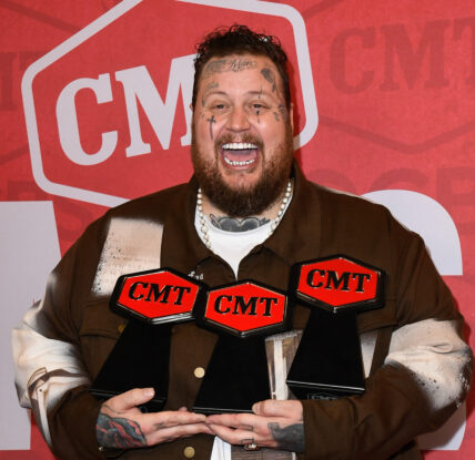 Jelly Roll at CMT Awards Winners Walk