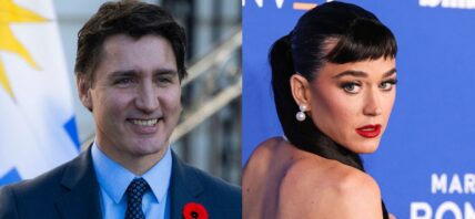 Justin Trudeau, Katy Perry photo collage