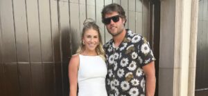 Photo of Matthew Stafford and wife Kelly Stafford.