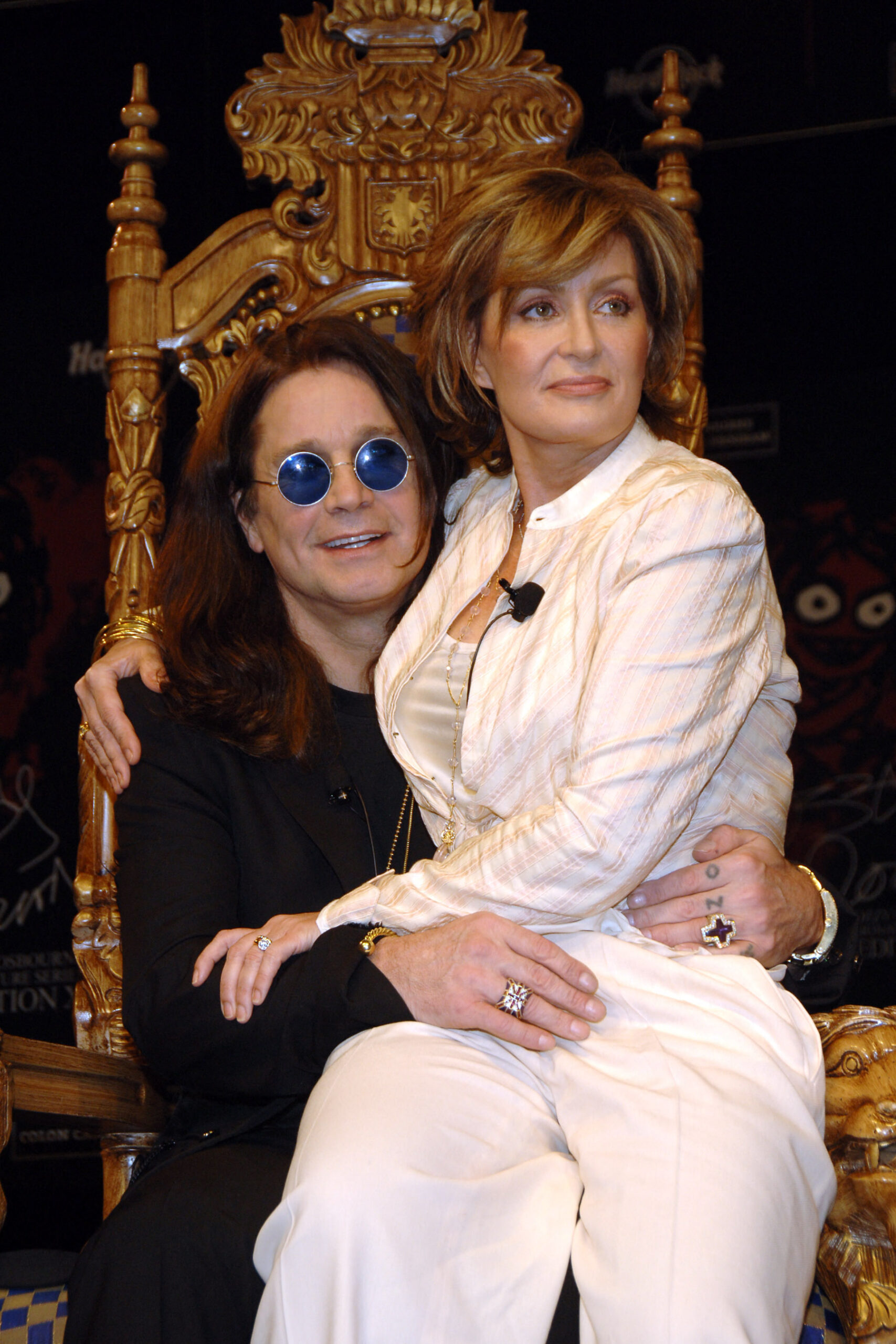 Ozzy Osbourne and Sharon