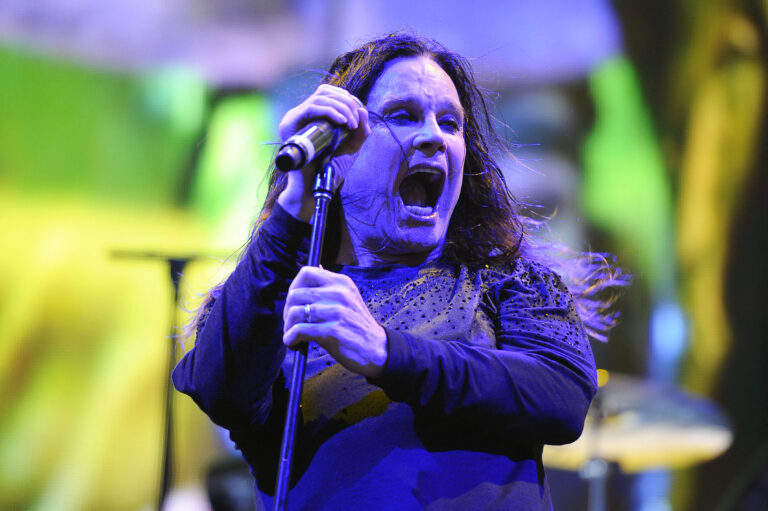 Ozzy Osbourne on stage