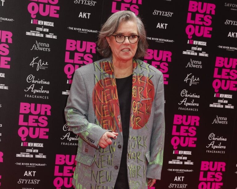 Rosie O'Donnell at Burlesque: The Musical World Premiere