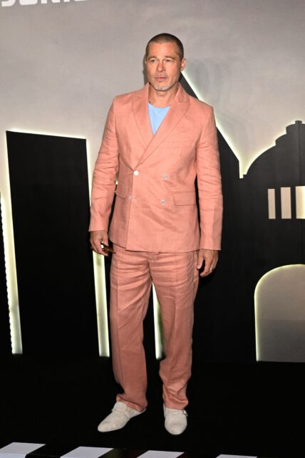 Brad Pitt at F1: The Movie Photocall