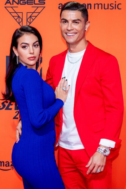 Cristiano Ronaldo and Georgina Rodriguez at MTV EMA's in Sevilla