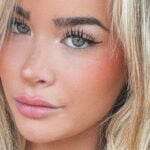 Emily Elizabeth In Stitched Bikini Drops Jaws In Vintage Denim