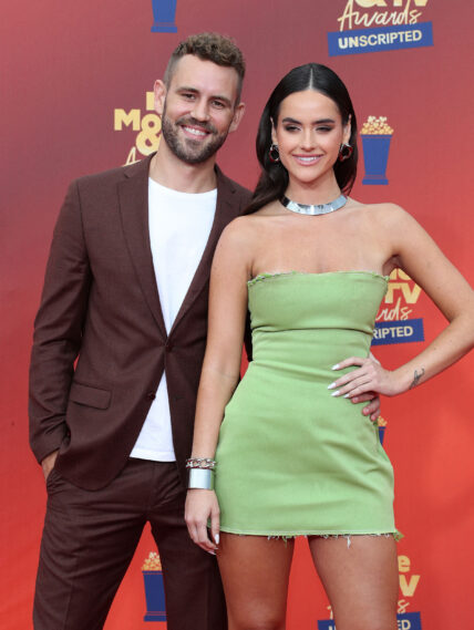 Nick Viall and Natalie Joy at the 2022 MTV Movie