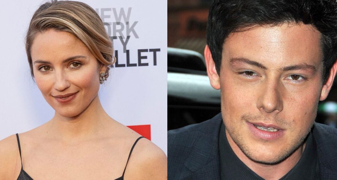 Dianna Agron (left) Cory Monteith (right)