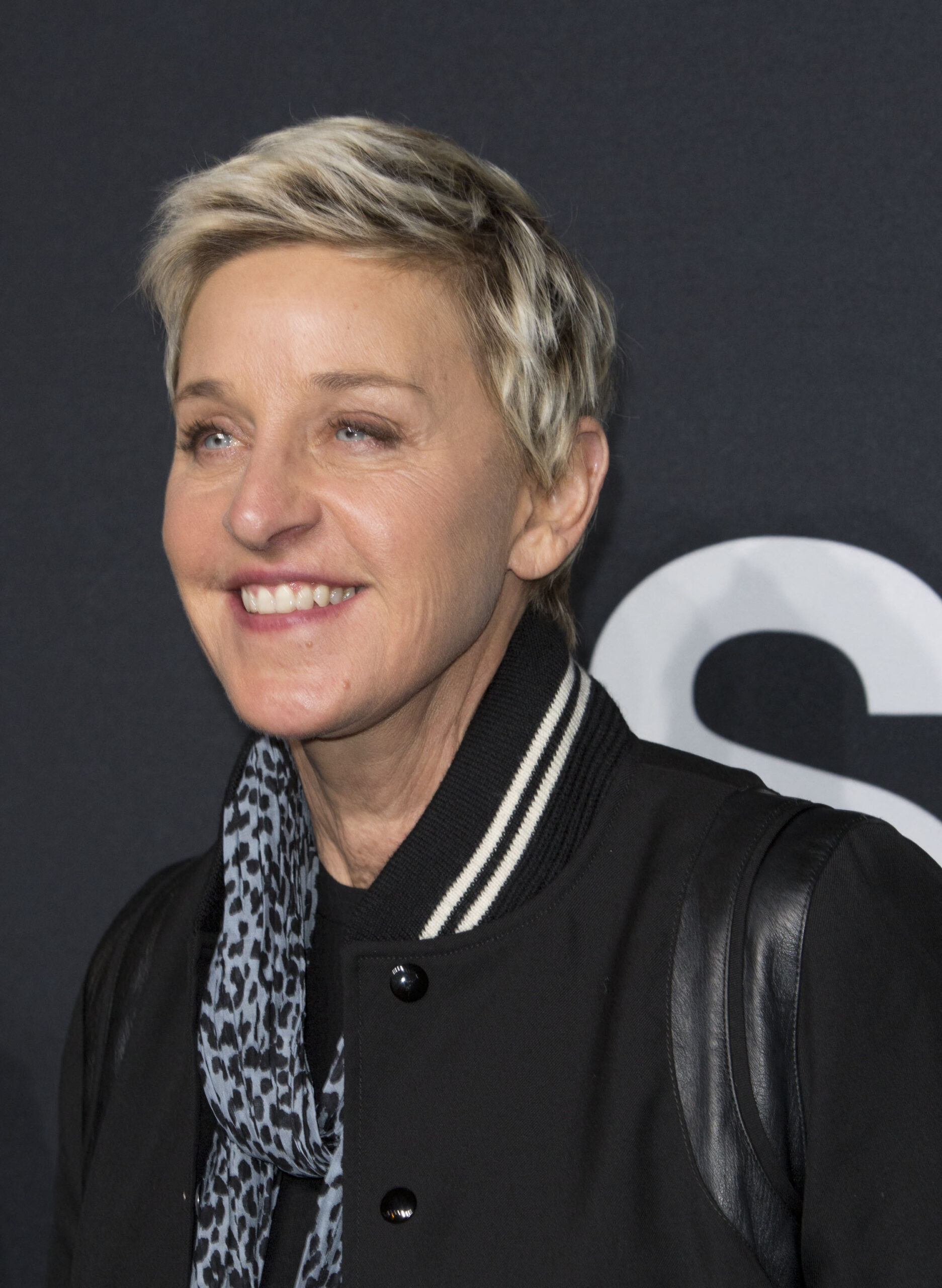 Ellen DeGeneres smiling
