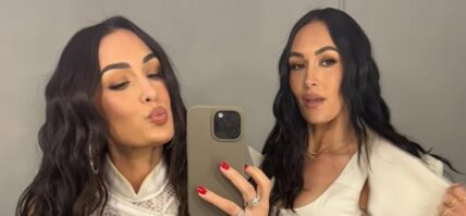 Nikki and Brie Bella selfie