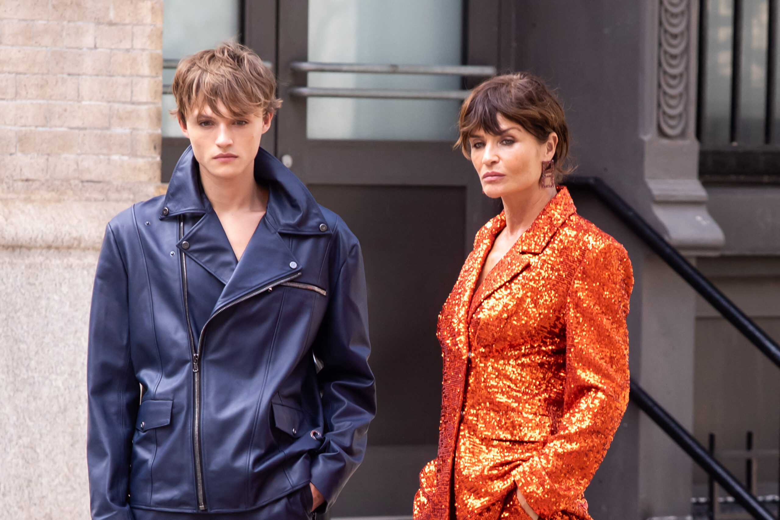 Helena Christensen and Mingus Reedus Photo Shoot in Tribeca