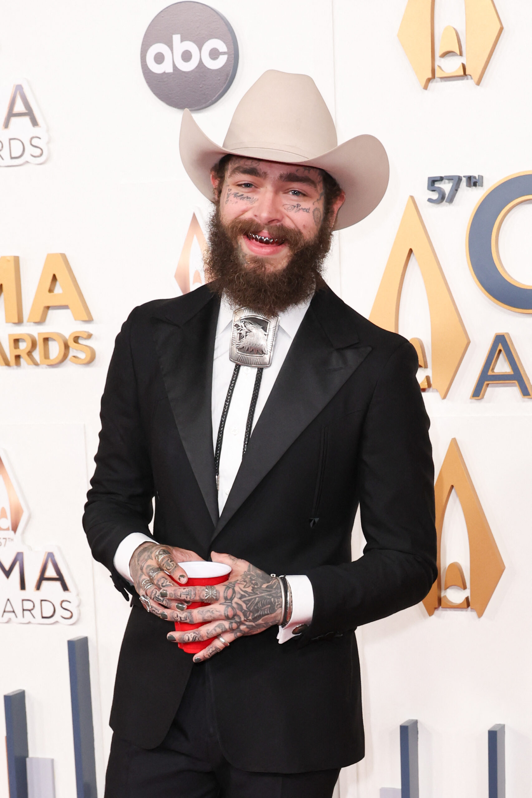 Post Malone at the 57th Annual CMA Awards
