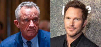 RFK Jr., Chris Pratt photo collage
