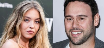 Sydney Sweeney (left) Scooter Braun (right)