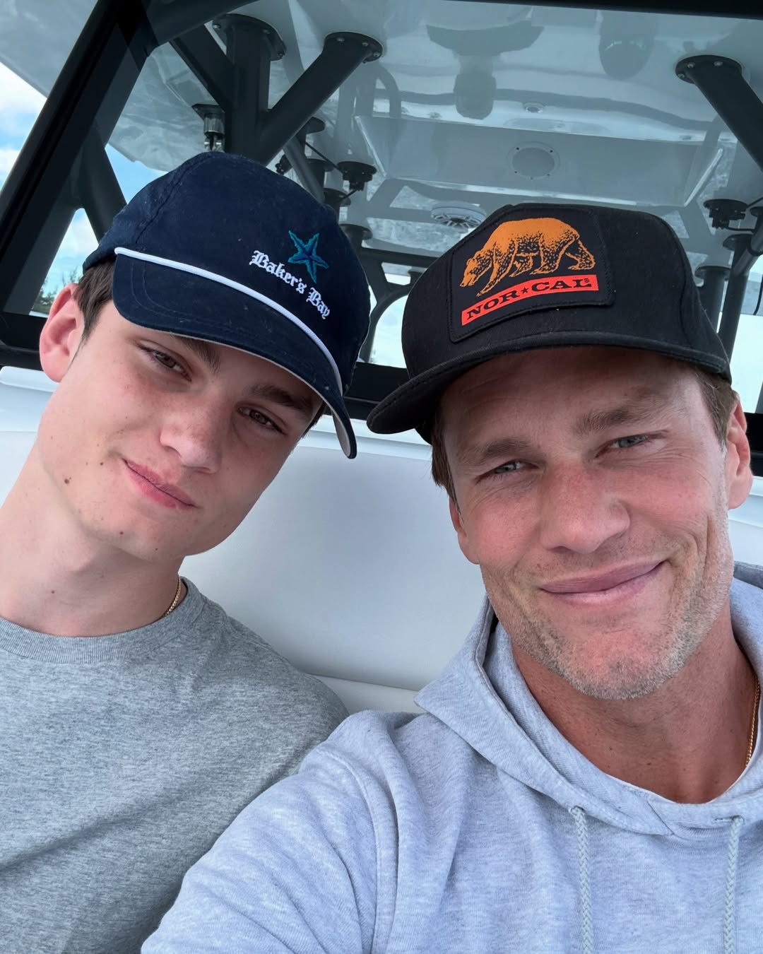 Tom Brady and son, Jack Moynahan