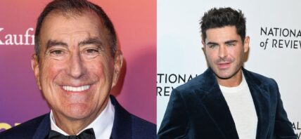 Photo collage of Kenny Ortega and Zac Efron.
