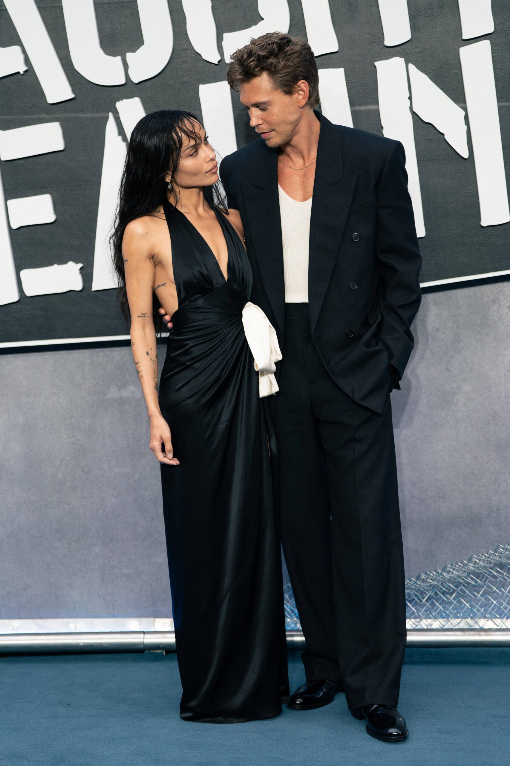 Zoe Kravitz and Austin Butler at Caught Stealing New York Premiere