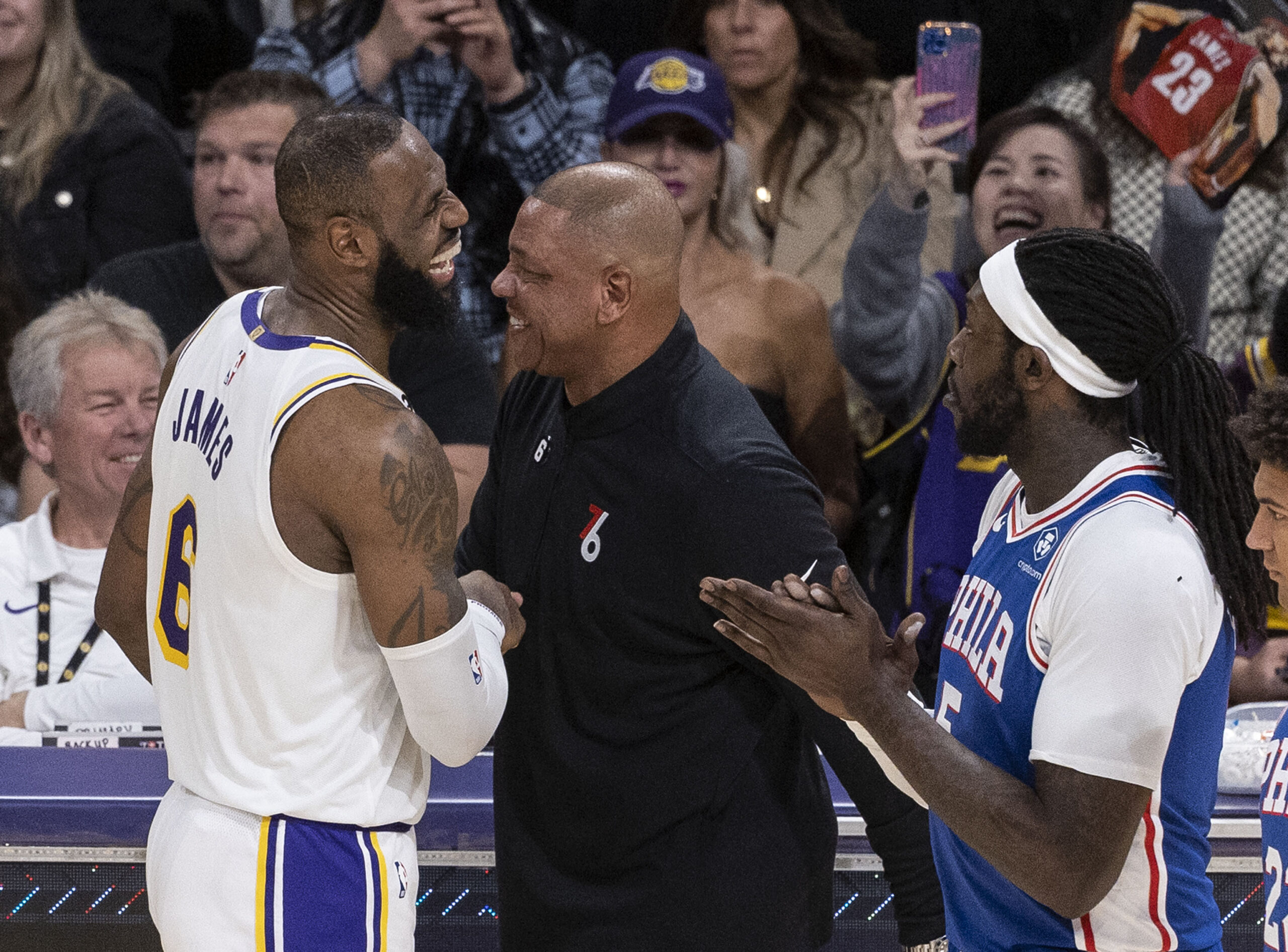 Doc Rivers at Lakers vs. 76ers