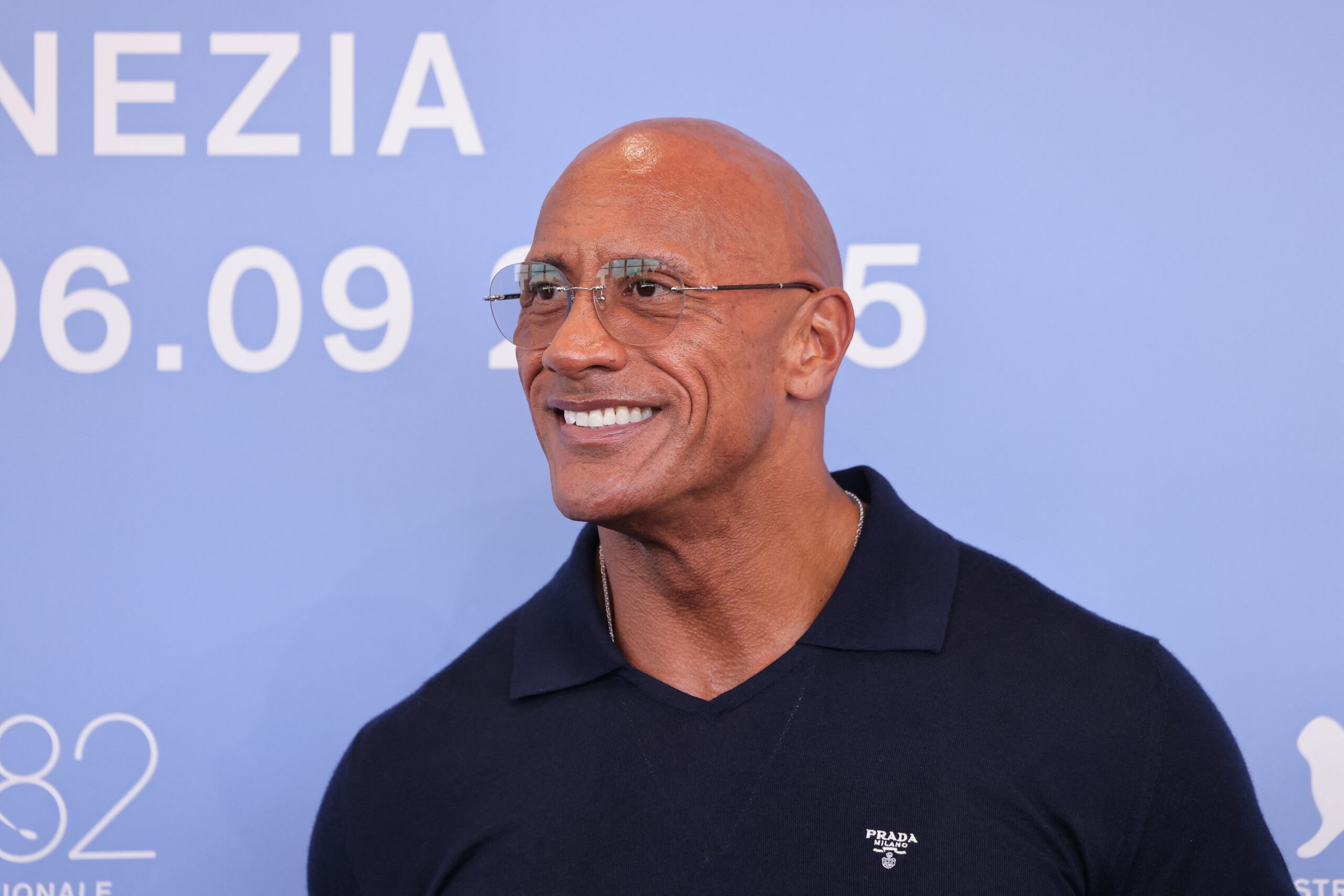 Dwayne Johnson at "The Smashing Machine" photocall during the 82nd Venice International Film Festival