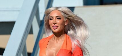 Farrah Abraham at the beach