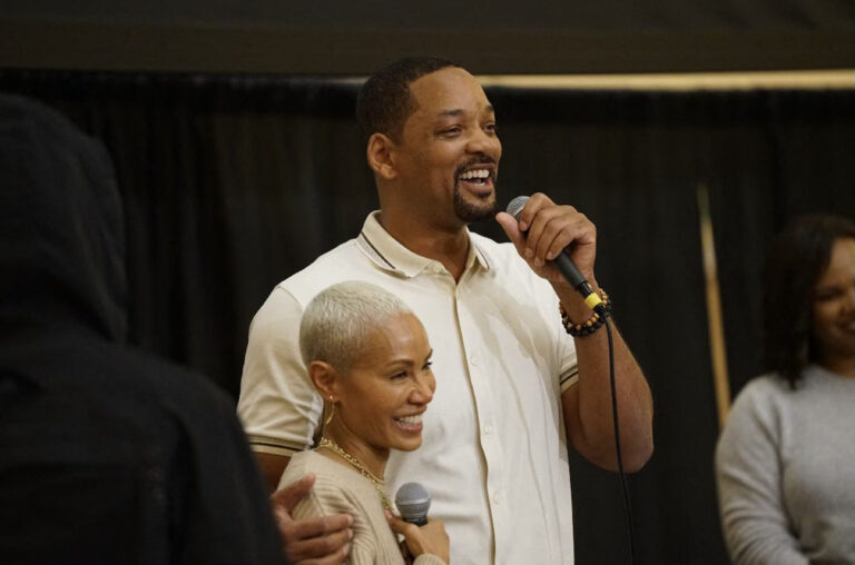 Will Smith shows support for wife Jada Pinkett Smith with surprise appearance at book tour stop in Baltimore