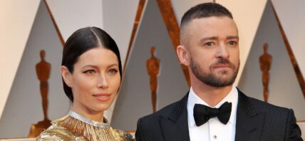 A photo of Jessica Biel and Justin Timberlake