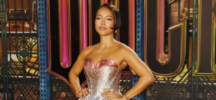 Karrueche Tran on red carpet