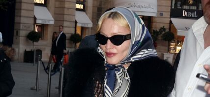 Madonna seen in Paris, France