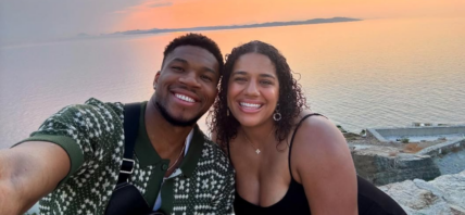 Giannis and Mariah Antetokounmpo