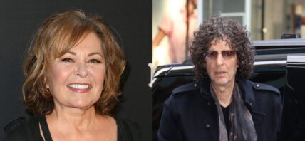 Roseanne Barr (left) Howard Stern (right)