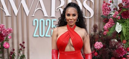 Tamar Braxton on red carpet