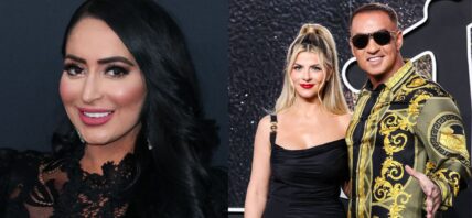 Angelina Pivarnick (left) Mike and Lauren Sorrentino (right)