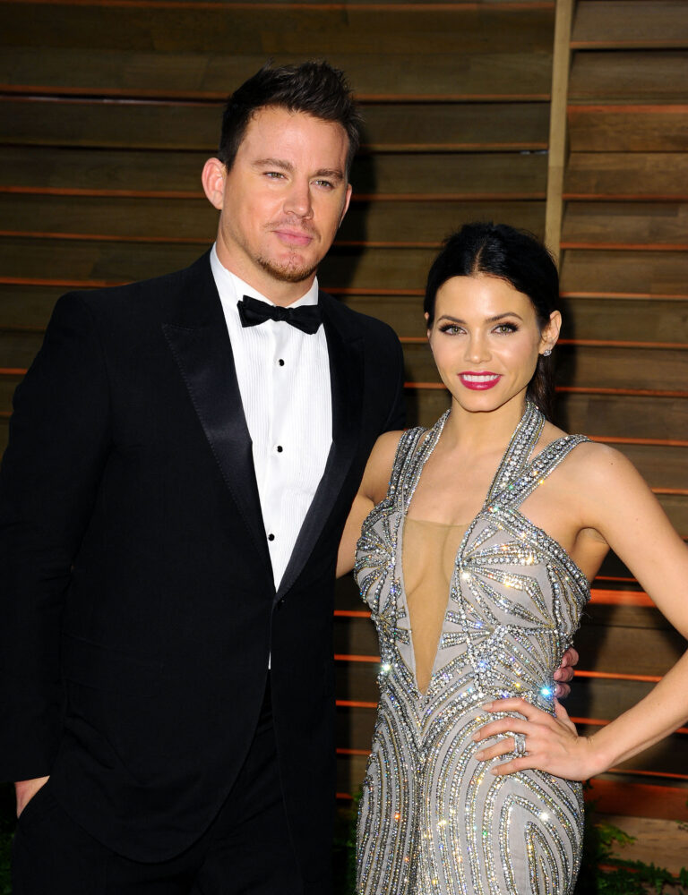 Channing Tatum and Jenna Dewan smiling