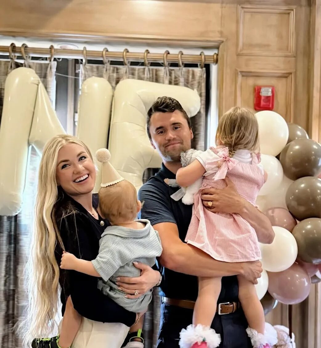 Charlie Kirk and family