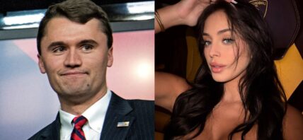 Charlie Kirk (left) Camilla Araujo (right)